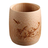 Maxbell Natural Bamboo Drinking Cup Beer Juice Mug Cup Wooden Tea Cup Sake Cups F - Aladdin Shoppers