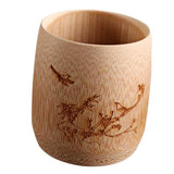 Maxbell Natural Bamboo Drinking Cup Beer Juice Mug Cup Wooden Tea Cup Sake Cups F - Aladdin Shoppers
