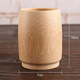 Maxbell Natural Bamboo Drinking Cup Beer Juice Mug Cup Wooden Tea Cup Sake Cups H - Aladdin Shoppers