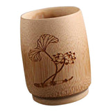 Maxbell Natural Bamboo Drinking Cup Beer Juice Mug Cup Wooden Tea Cup Sake Cups J - Aladdin Shoppers