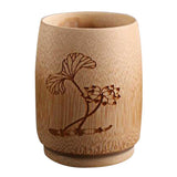 Maxbell Natural Bamboo Drinking Cup Beer Juice Mug Cup Wooden Tea Cup Sake Cups J - Aladdin Shoppers
