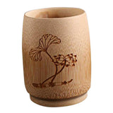 Maxbell Natural Bamboo Drinking Cup Beer Juice Mug Cup Wooden Tea Cup Sake Cups J - Aladdin Shoppers