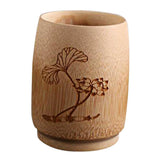 Maxbell Natural Bamboo Drinking Cup Beer Juice Mug Cup Wooden Tea Cup Sake Cups J - Aladdin Shoppers