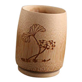 Maxbell Natural Bamboo Drinking Cup Beer Juice Mug Cup Wooden Tea Cup Sake Cups J - Aladdin Shoppers