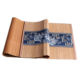 Maxbell Natural Bamboo Tea Table Runner Tablemat Decor Kungfu Tea Slat Placemat 30 x 150cm - Aladdin Shoppers