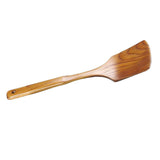 Maxbell Natural Solid Wooden Slice Turner Kitchen Cooking Serving Wood Spatula A - Aladdin Shoppers