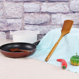Maxbell Natural Solid Wooden Slice Turner Kitchen Cooking Serving Wood Spatula A - Aladdin Shoppers