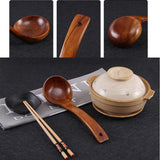 Maxbell Natural Wooden Bamboo Ladle Scoop For Soups, Sauces, Casseroles, Porridge S - Aladdin Shoppers