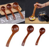 Maxbell Natural Wooden Bamboo Ladle Scoop For Soups, Sauces, Casseroles, Porridge S - Aladdin Shoppers