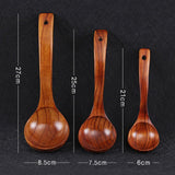 Maxbell Natural Wooden Bamboo Ladle Scoop For Soups, Sauces, Casseroles, Porridge S - Aladdin Shoppers