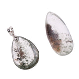 Maxbell Necklace Pendant Beads Women Fashion Jewelry Natural Green Phantom Ghost Stone Crystal Quartz Pendant - Aladdin Shoppers