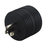 Maxbell Nema 5-15P to TT-30R 15Amp to 30Amp RV AC Locking Plug Power Camper Adapter - Aladdin Shoppers