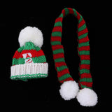 Maxbell New Doll Outfit Accessory Knitted Scarf Sweater Dress Scarf Winter Outfit for 28-30cm Doll Red And Green - Aladdin Shoppers