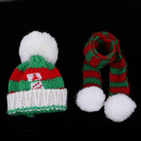 Maxbell New Doll Outfit Accessory Knitted Scarf Sweater Dress Scarf Winter Outfit for 28-30cm Doll Red And Green - Aladdin Shoppers