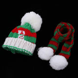 Maxbell New Doll Outfit Accessory Knitted Scarf Sweater Dress Scarf Winter Outfit for 28-30cm Doll Red And Green - Aladdin Shoppers