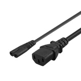 Maxbell New IEC320-C14 TO C13+C7 Power Adapter Cord Male to Female 3-pin UPS Server - Aladdin Shoppers