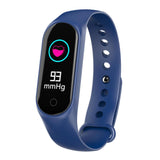 Maxbell New M3S Intelligent Sports Ring Watchband Color Screen Bluetooth Blue