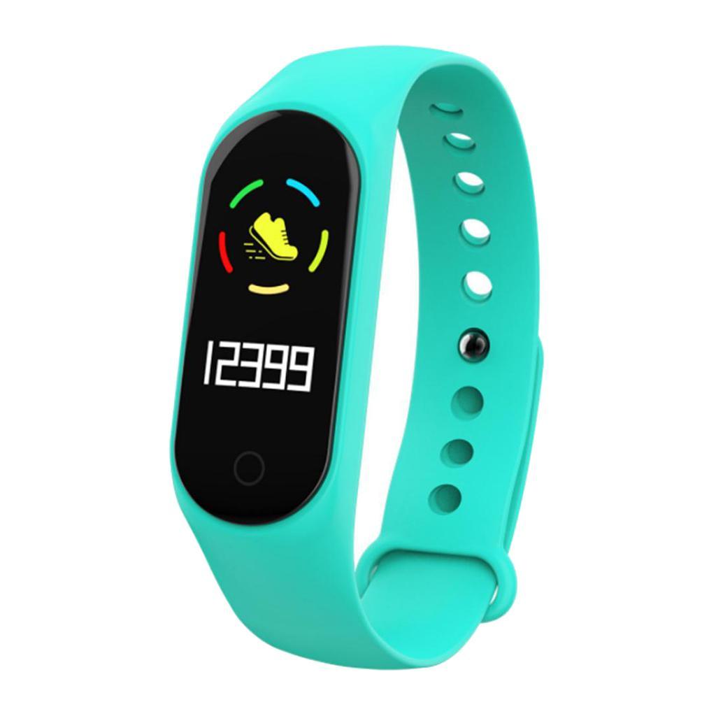 Maxbell New M3S Intelligent Sports Ring Watchband Color Screen Bluetooth Grass Green - Aladdin Shoppers