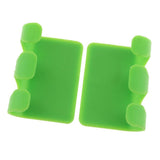 Maxbell New Multi-function Plastic Power Hooks Data Line Organizer Pack of 2 Green - Aladdin Shoppers