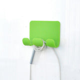 Maxbell New Multi-function Plastic Power Hooks Data Line Organizer Pack of 2 Green - Aladdin Shoppers
