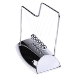 Maxbell Newton's Cradle Newtons Pendulum Balance Balls Pendulum Physics Science Toy Teaching Aids Office Desk Decoration Mirror Base - Aladdin Shoppers