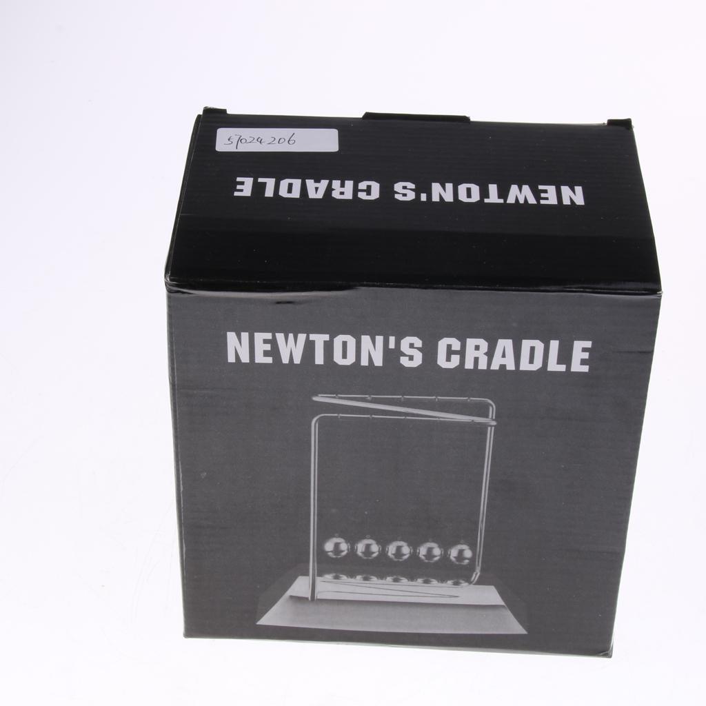 Maxbell Newton's Cradle Newtons Pendulum Balance Balls Pendulum Physics Science Toy Teaching Aids Office Desk Decoration Mirror Base - Aladdin Shoppers