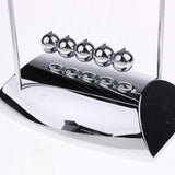 Maxbell Newton's Cradle Newtons Pendulum Balance Balls Pendulum Physics Science Toy Teaching Aids Office Desk Decoration Mirror Base - Aladdin Shoppers