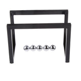 Maxbell Newton's Cradle Pendulum Balancing Ball Physics Science Desk Gift - Black - Aladdin Shoppers