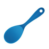 Maxbell Non Stick Food Grade Silicone Rice Spoon Heat Resistant Scoop Salad Blue # - Aladdin Shoppers