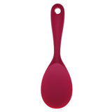 Maxbell Non Stick Food Grade Silicone Rice Spoon Heat Resistant Scoop Salad RoseRed - Aladdin Shoppers