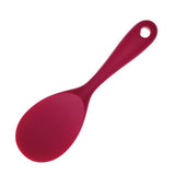 Maxbell Non Stick Food Grade Silicone Rice Spoon Heat Resistant Scoop Salad RoseRed - Aladdin Shoppers