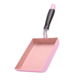 Maxbell Non-Stick Fry Pan Skillet Tamagoyaki Omelette Cookware Black/Pink 5x7" Pink - Aladdin Shoppers