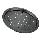 Maxbell Non-stick Pizza Baking Tray Oven Safe/Kitchen/Outdoors/Chef/Cooking Round - Aladdin Shoppers