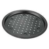 Maxbell Non-stick Pizza Baking Tray Oven Safe/Kitchen/Outdoors/Chef/Cooking Round - Aladdin Shoppers