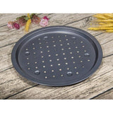 Maxbell Non-stick Pizza Baking Tray Oven Safe/Kitchen/Outdoors/Chef/Cooking Round - Aladdin Shoppers