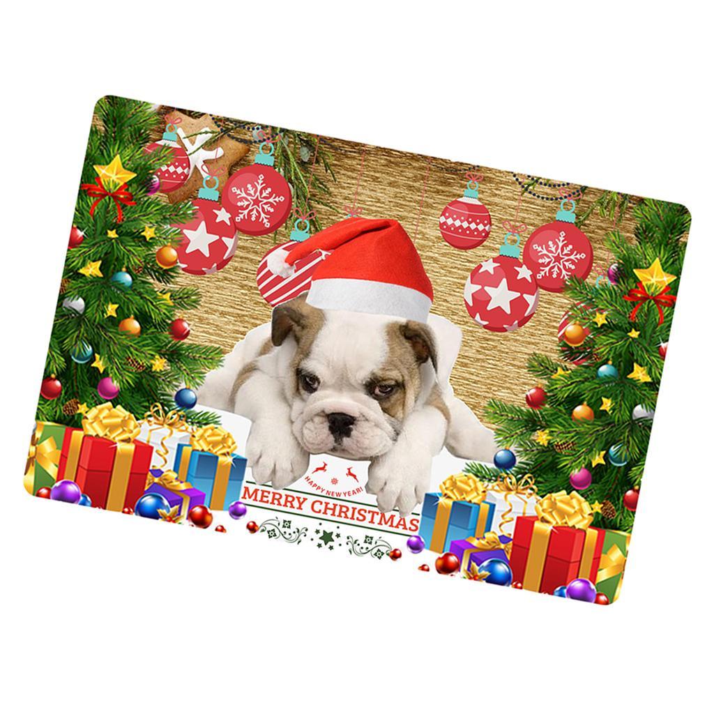 Maxbell Nonslip Bathroom Mat Rubber Floor Carpet Christmas Xmas Party Decor B - Aladdin Shoppers