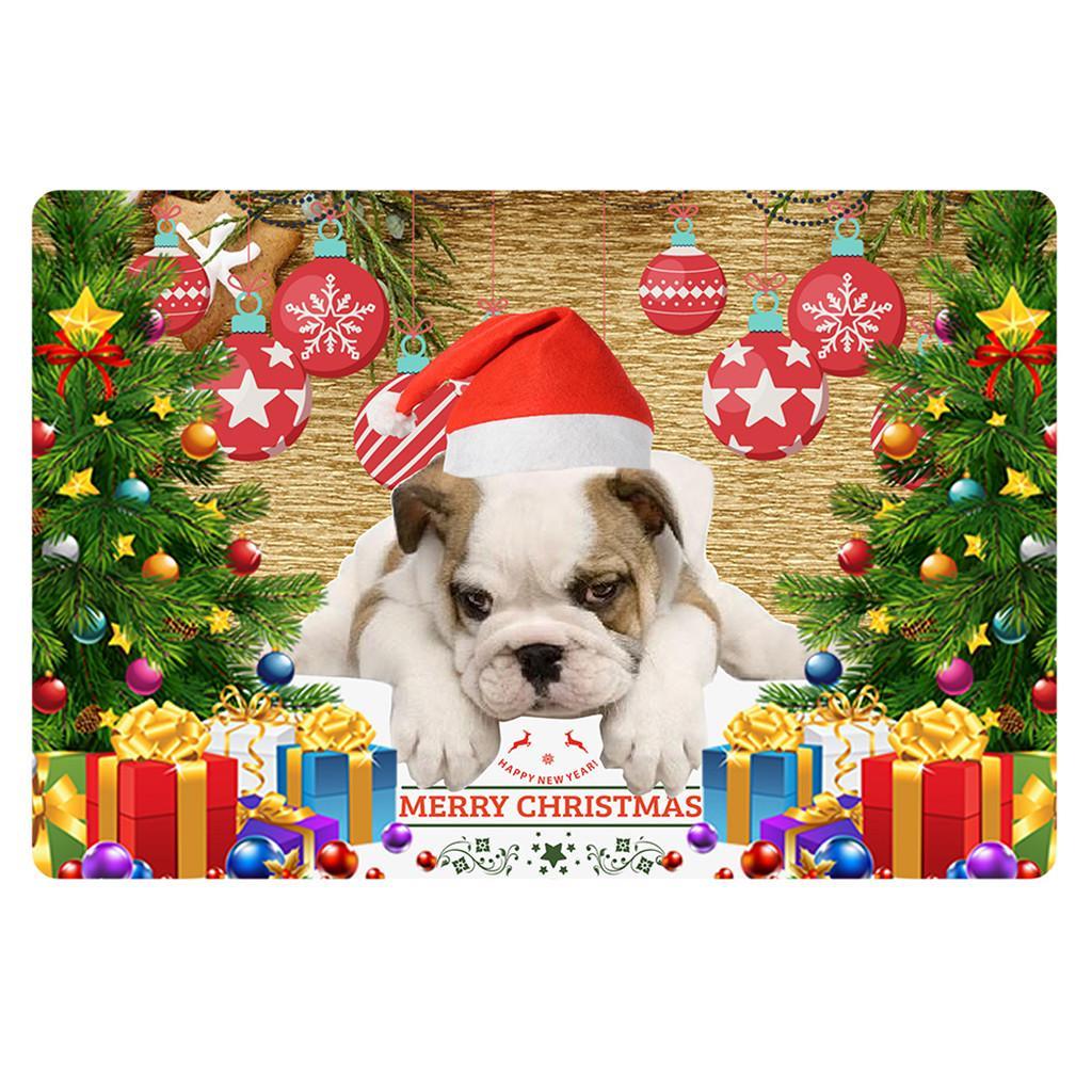 Maxbell Nonslip Bathroom Mat Rubber Floor Carpet Christmas Xmas Party Decor B - Aladdin Shoppers