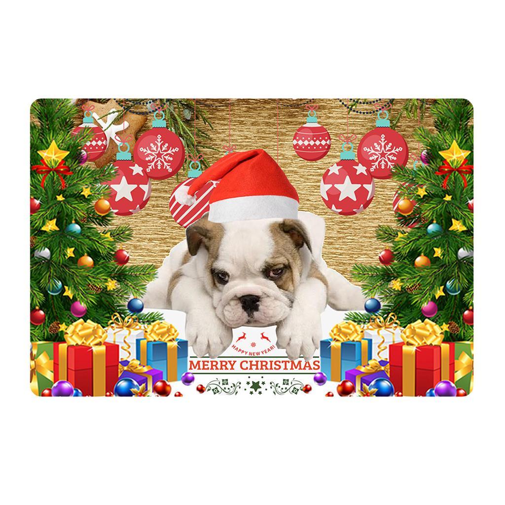 Maxbell Nonslip Bathroom Mat Rubber Floor Carpet Christmas Xmas Party Decor B - Aladdin Shoppers
