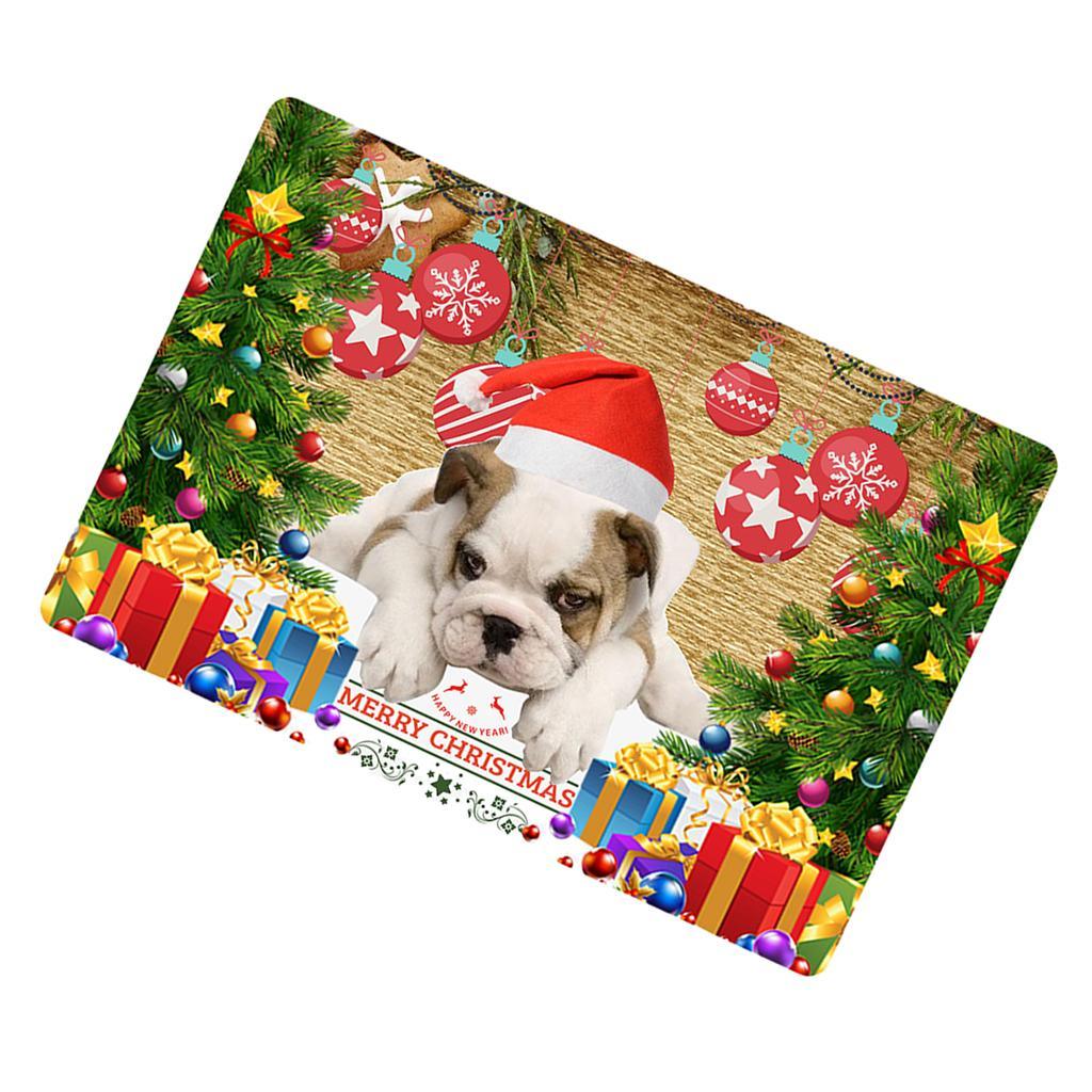 Maxbell Nonslip Bathroom Mat Rubber Floor Carpet Christmas Xmas Party Decor B - Aladdin Shoppers