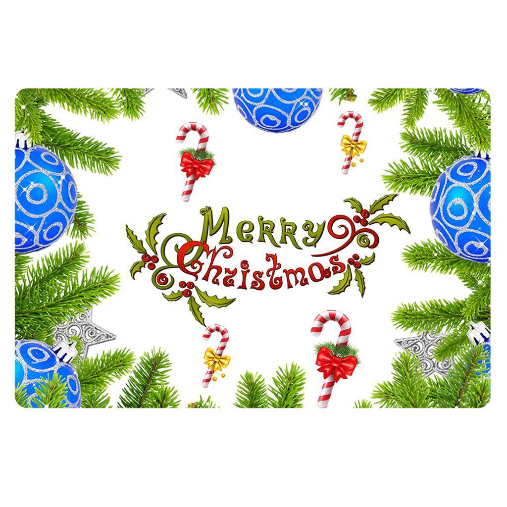 Maxbell Nonslip Bathroom Mat Rubber Floor Carpet Christmas Xmas Party Decor C - Aladdin Shoppers