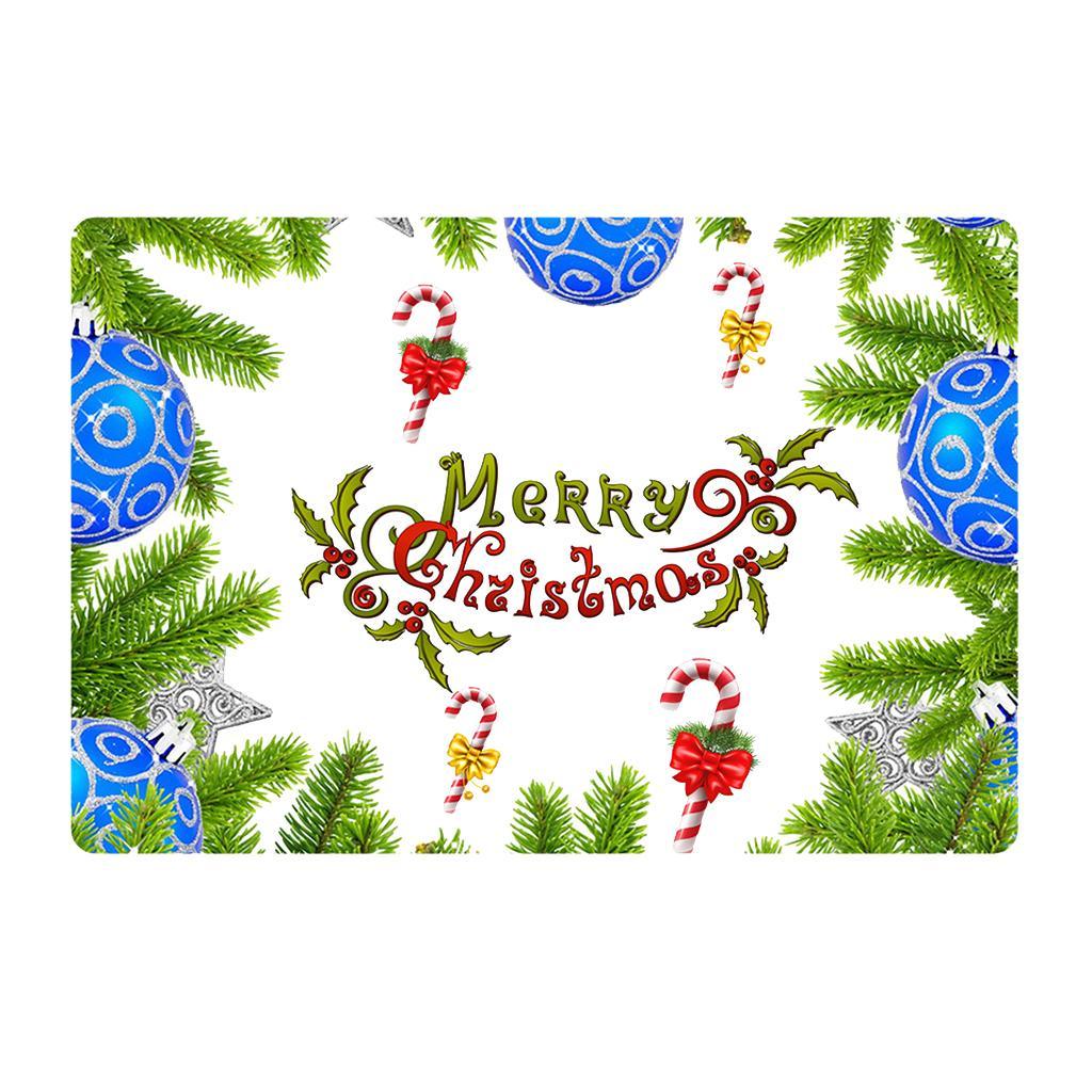 Maxbell Nonslip Bathroom Mat Rubber Floor Carpet Christmas Xmas Party Decor C - Aladdin Shoppers