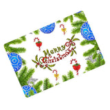 Maxbell Nonslip Bathroom Mat Rubber Floor Carpet Christmas Xmas Party Decor C - Aladdin Shoppers