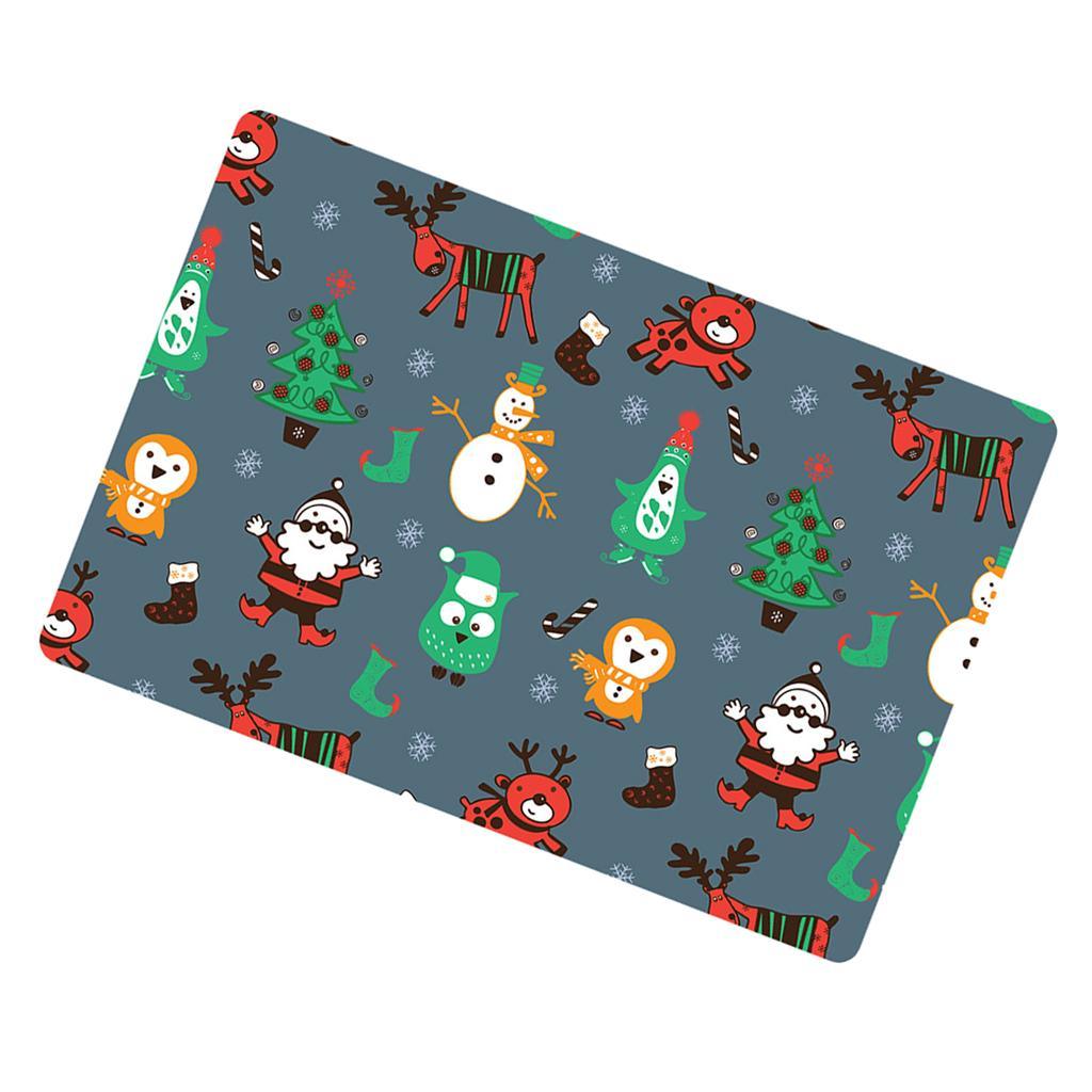 Maxbell Nonslip Bathroom Mat Rubber Floor Carpet Christmas Xmas Party Decor E - Aladdin Shoppers