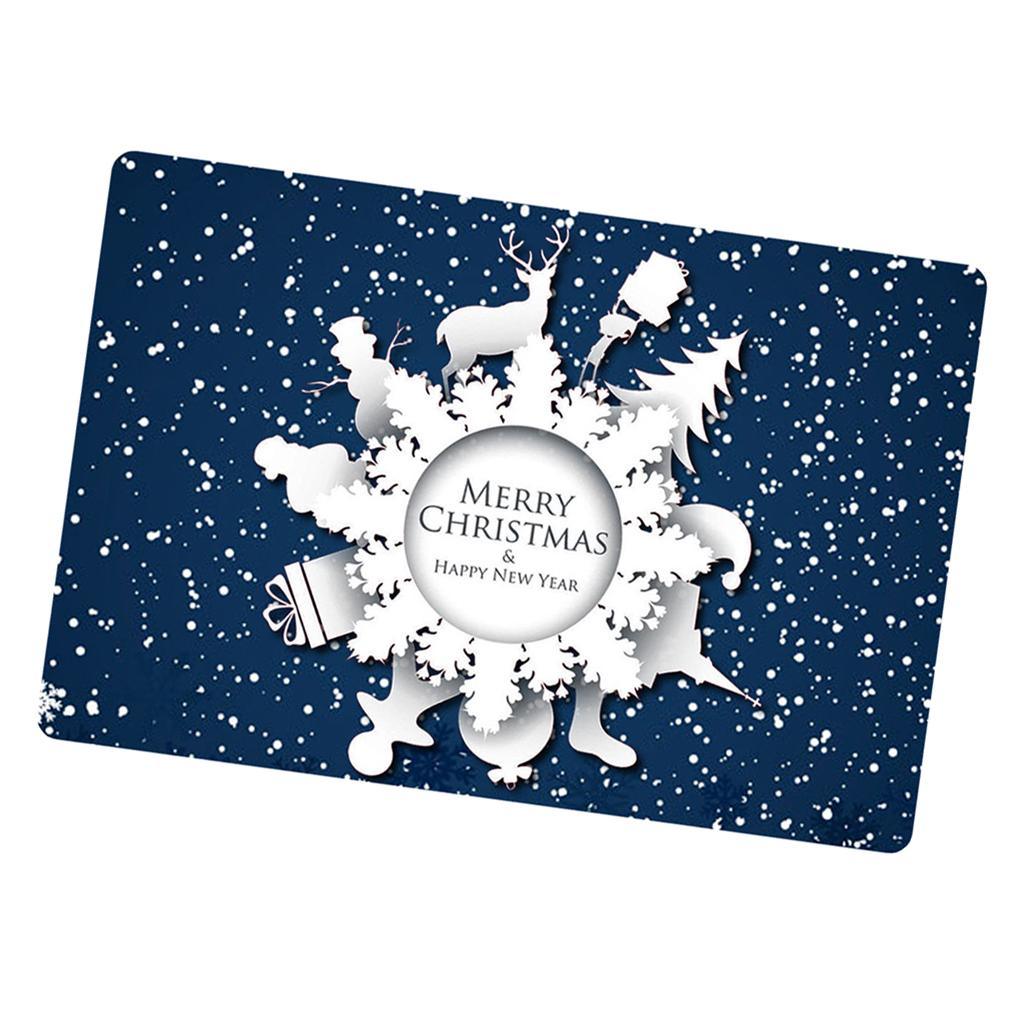 Maxbell Nonslip Bathroom Mat Rubber Floor Carpet Christmas Xmas Party Decor F - Aladdin Shoppers
