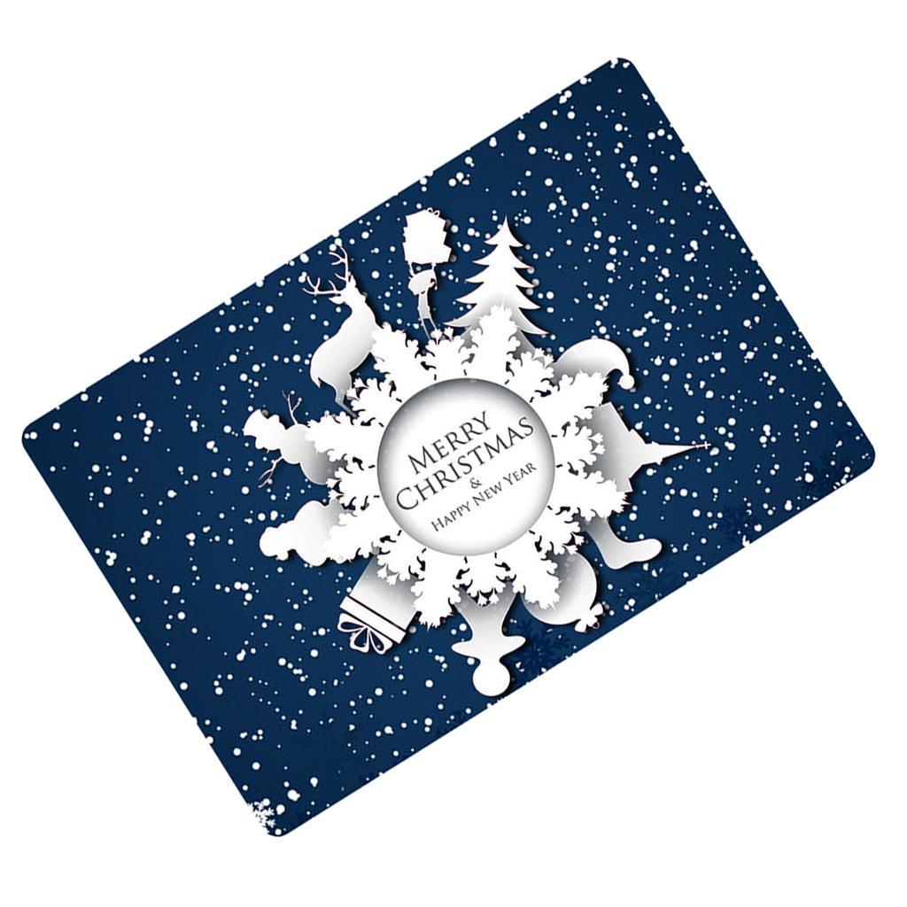 Maxbell Nonslip Bathroom Mat Rubber Floor Carpet Christmas Xmas Party Decor F - Aladdin Shoppers