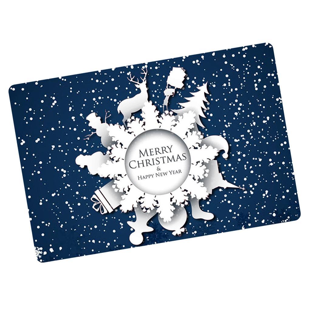 Maxbell Nonslip Bathroom Mat Rubber Floor Carpet Christmas Xmas Party Decor F - Aladdin Shoppers