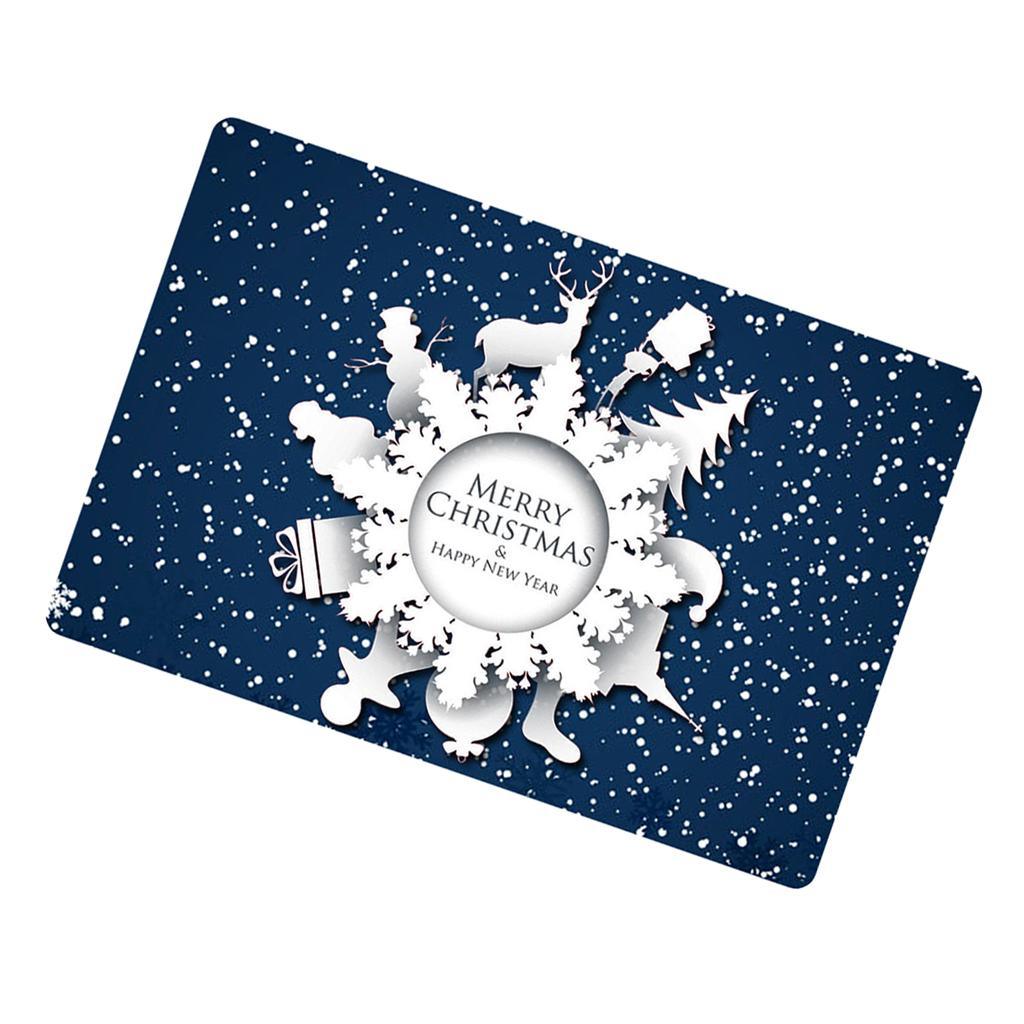 Maxbell Nonslip Bathroom Mat Rubber Floor Carpet Christmas Xmas Party Decor F - Aladdin Shoppers