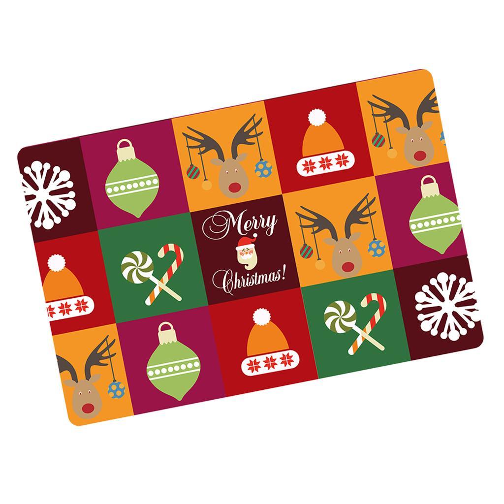 Maxbell Nonslip Bathroom Mat Rubber Floor Carpet Christmas Xmas Party Decor H - Aladdin Shoppers