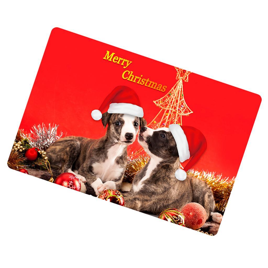 Maxbell Nonslip Bathroom Mat Rubber Floor Carpet Christmas Xmas Party Decor L - Aladdin Shoppers