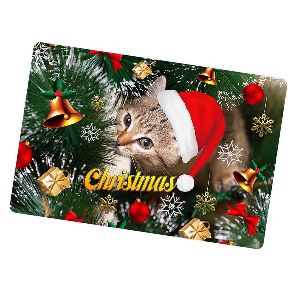 Maxbell Nonslip Bathroom Mat Rubber Floor Carpet Christmas Xmas Party Decor N - Aladdin Shoppers